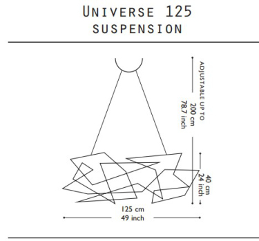 Universe 125 quasar светильник в наличии