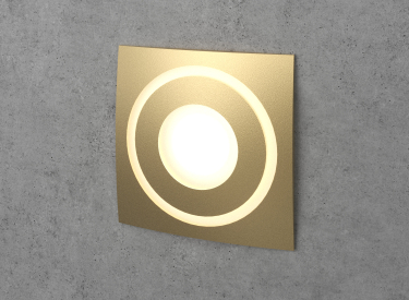 Светильники золото квадратный для лестницы It-710