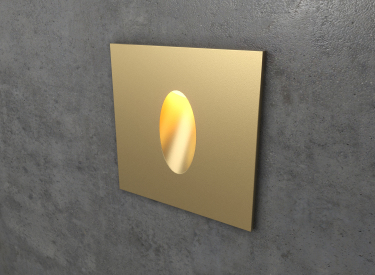 Светильник золото квадратный встраиваемый It-715